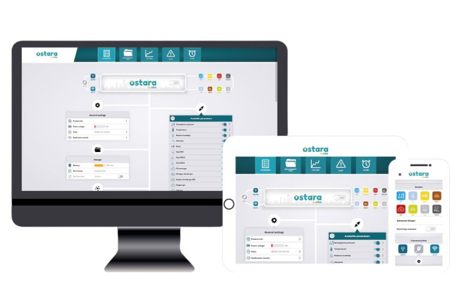 Stație de monitorizare a calității aerului web